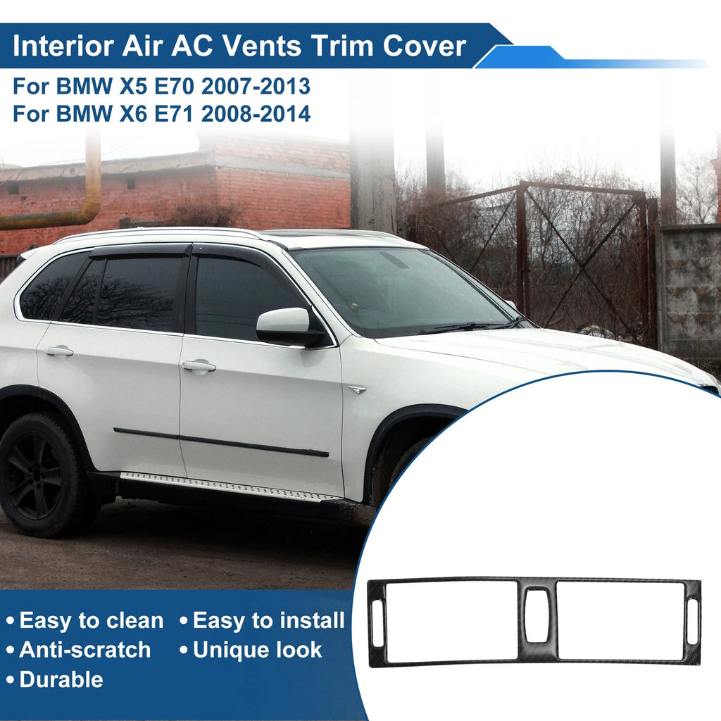 Air Condition Outlet Vent Trim Cover Frame Replacement for BMW X5 E70 (2007–2013)