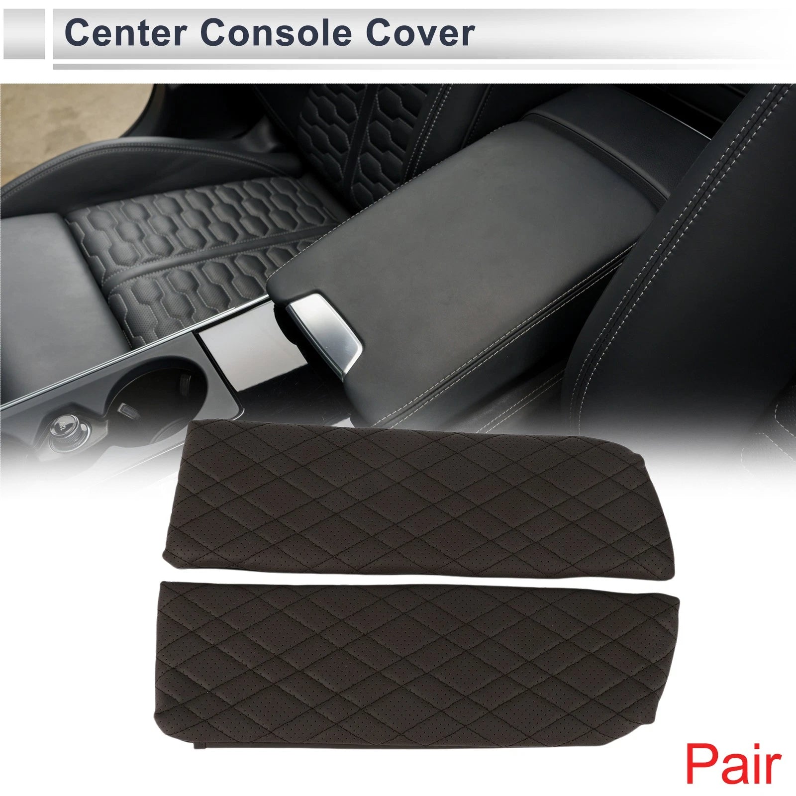 Car Center Console Cover with Storage Bag for BMW X5 (2014–2018)