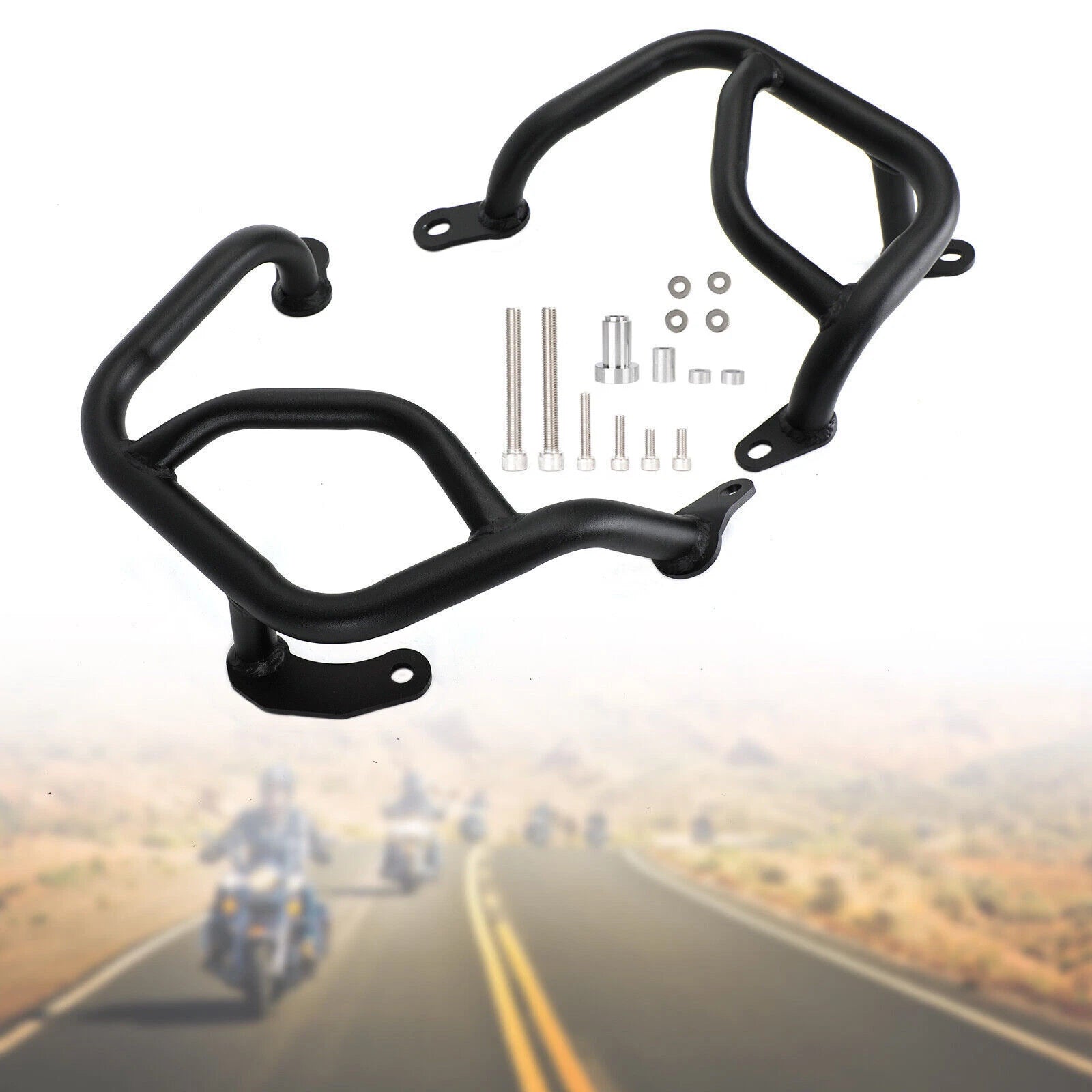 Lower Engine Guard Crash Bar for BMW F900XR (2020–2022) - Steel Black