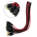 Set of 10 Accessory Connector Cable Power Supply Male/Female