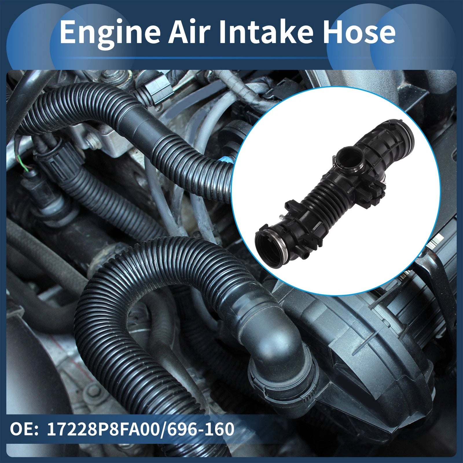 Engine Air Intake Hose OEM Replacement for Honda Odyssey 1999-2001