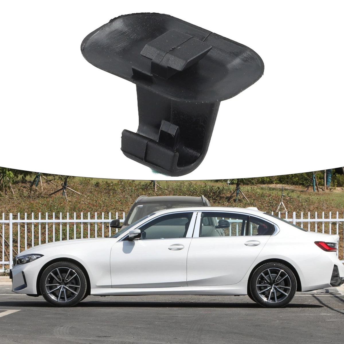 For BMW 3 Series Rear Window Sunshade Hook Bracket Buckle Clip Replacement Part