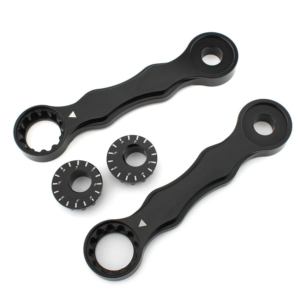 CNC Adjustable Lowering Kit for Suzuki DRZ400 DRZ400E DRZ400S (2000–2017) Black