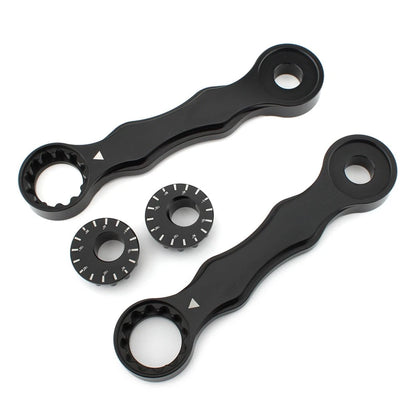 CNC Adjustable Lowering Kit for Suzuki DRZ400 DRZ400E DRZ400S (2000–2017) Black