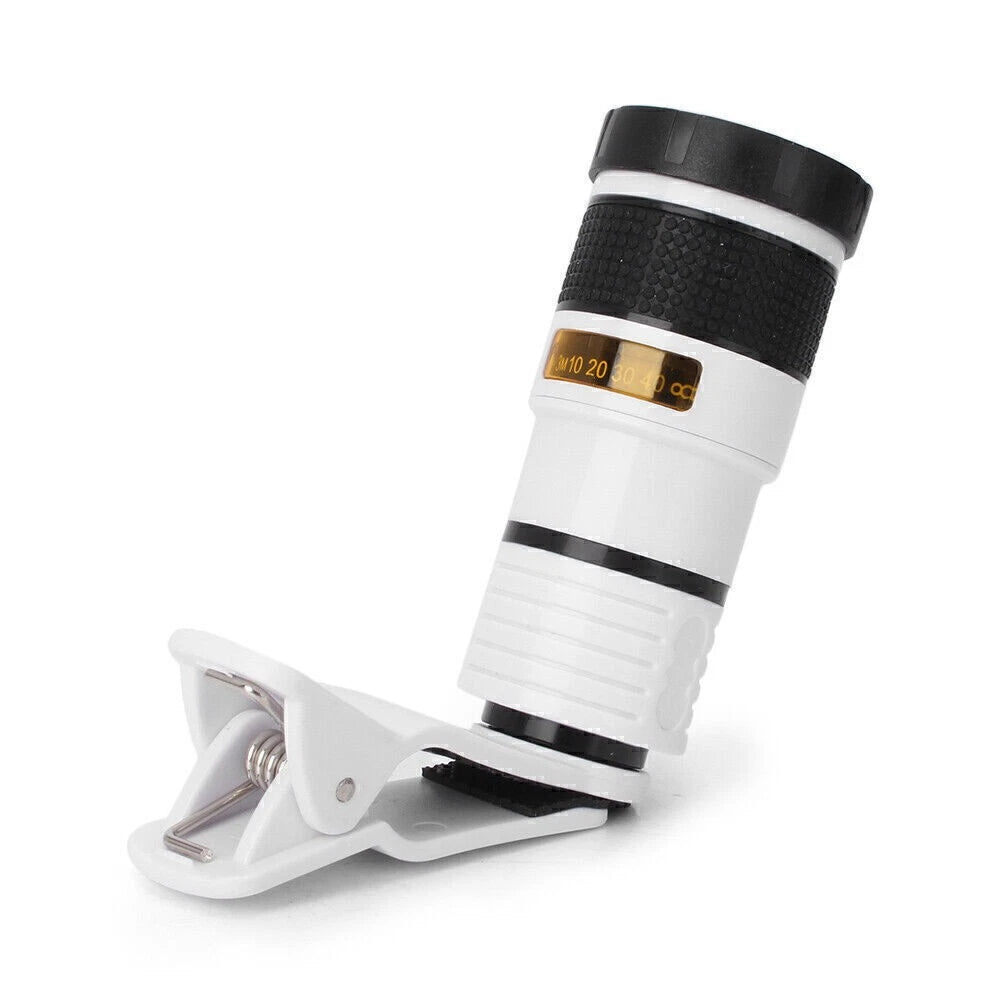 8x Optical Zoom Clip-on Camera Lens for Universal Cell Phone