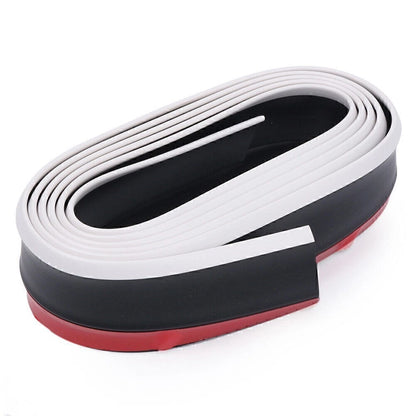 Rubber Lower Lip Protective Strip for Auto Bumper Skirts (2.5M)