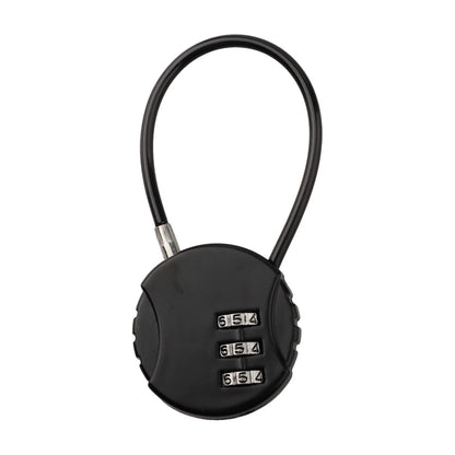 3-Digit Combination Padlock for Gym Luggage Security