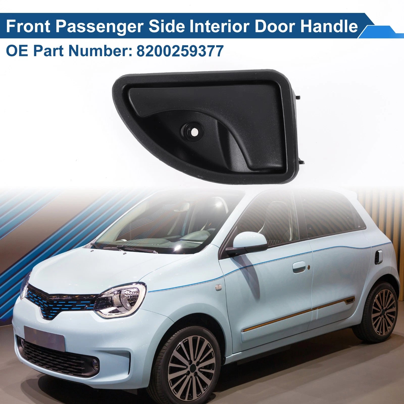 Front Driver Side Interior Door Handle for Renault Twingo (1993–2007) No.8200259377