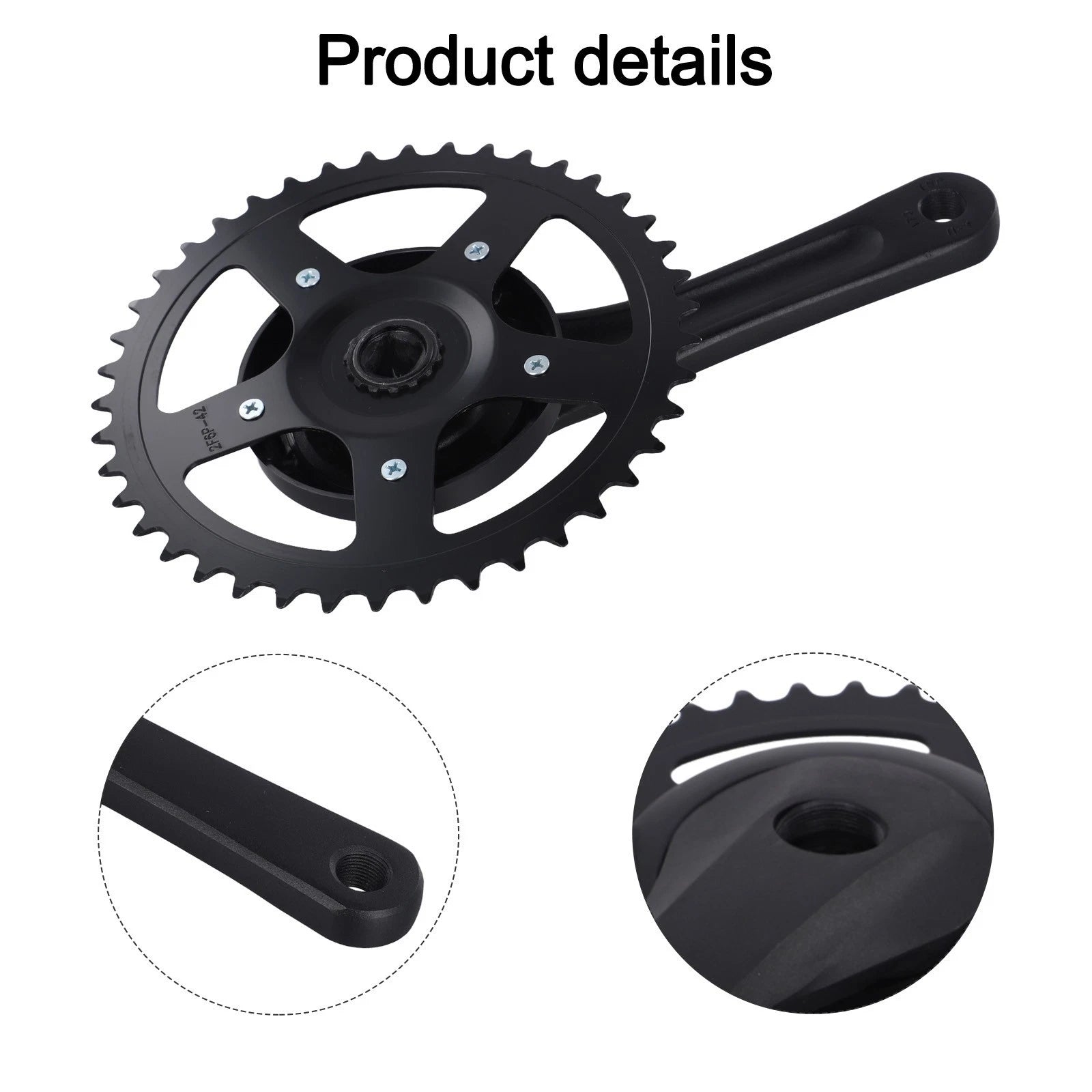 42T Chainring for Electric and Fixie Bikes (MTB)