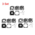 Set of 3 Carburetor Repair Kits for ZAMA RB-21 C1U ECHO GT 1100 2100 2103 PB1000
