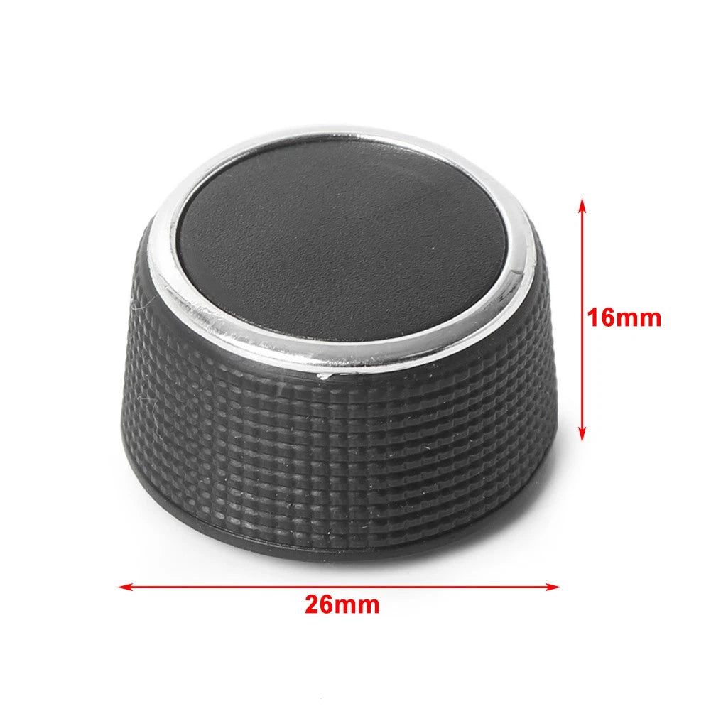 2x Rear Radio Audio Volume Control Knob for Chevrolet GMC 2007-2013 2008 Black