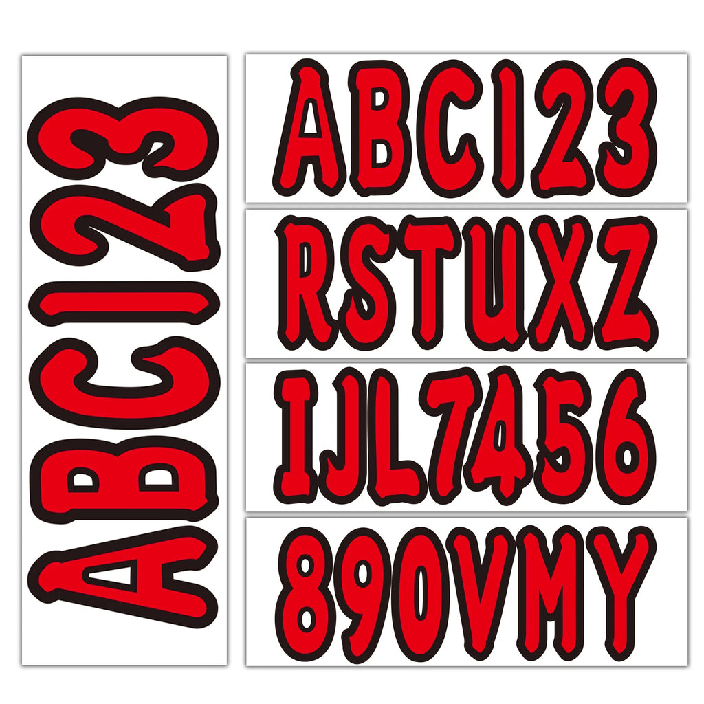 Sticker Kit for Boats & Personal Watercraft (4 Sets, 3")