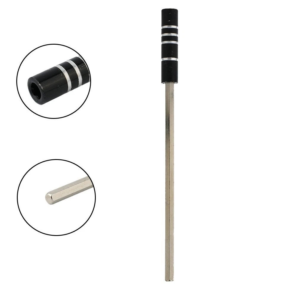 Metal Shaft Extension Bar Rod Hex Socket Adapter for