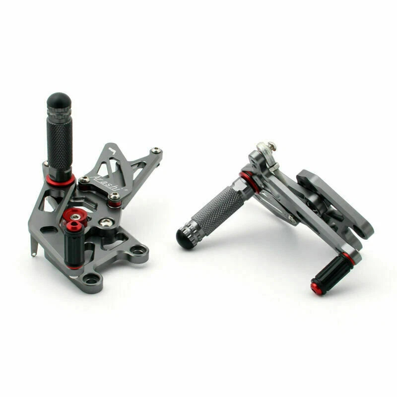 Rearset foot pegs for Honda CBR600RR (2007–2008) B1 T9 Gray