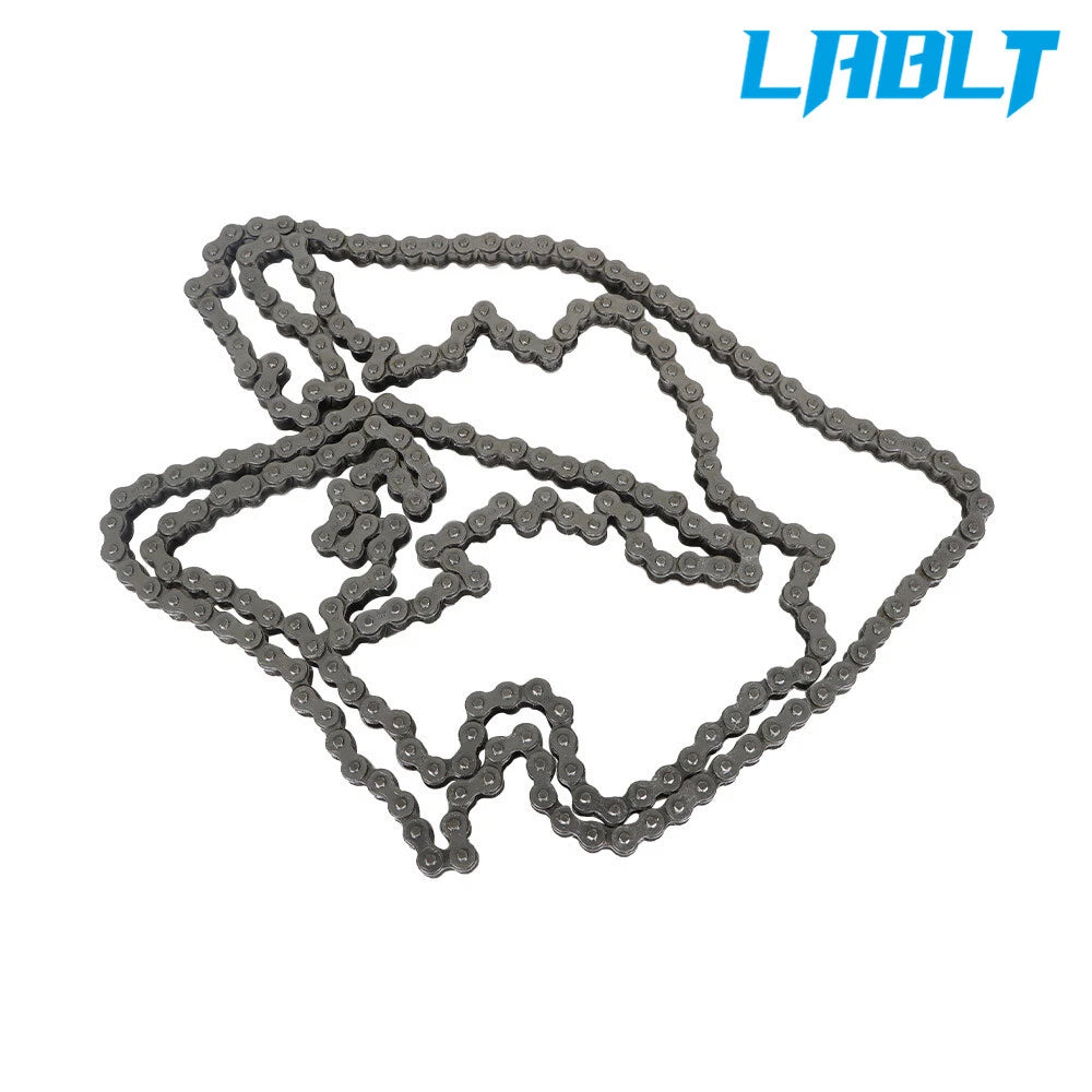 10 Feet #40 Roller Chain with 2 Connecting Links for Various Applications