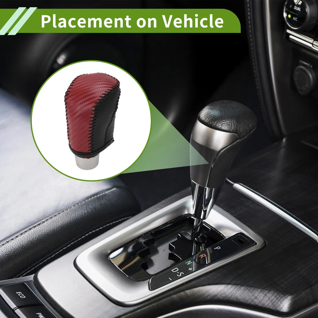 Gear Shift Knob Cover Replacement for Honda Civic (2016–2021) Red