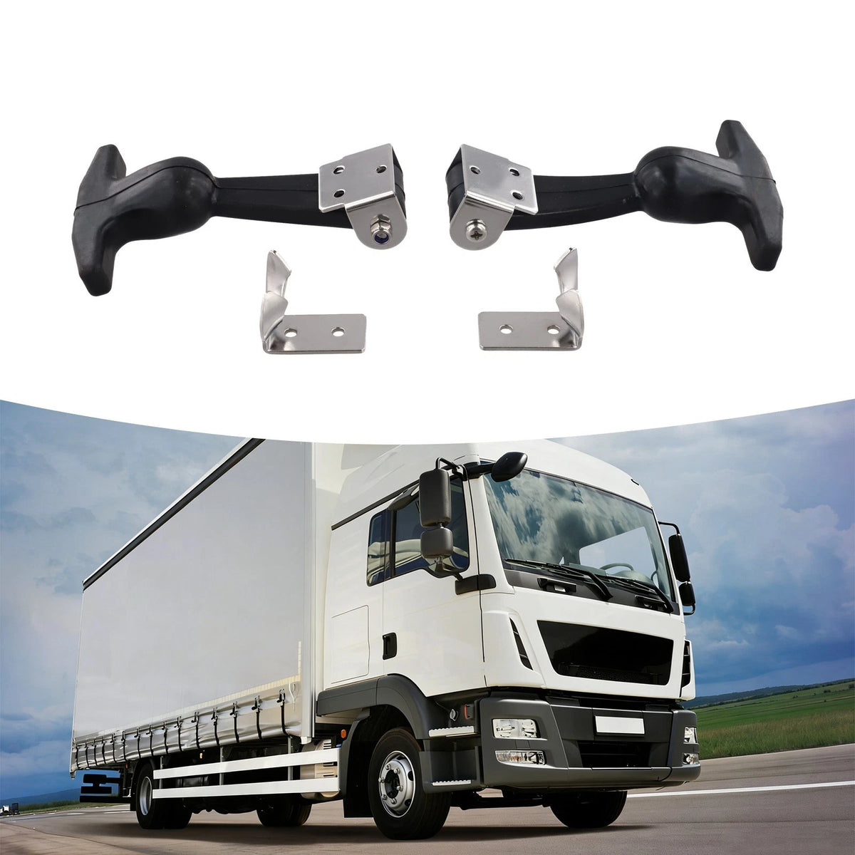 2X Rubber Hood Holders for Engine Bonnet Fastening
