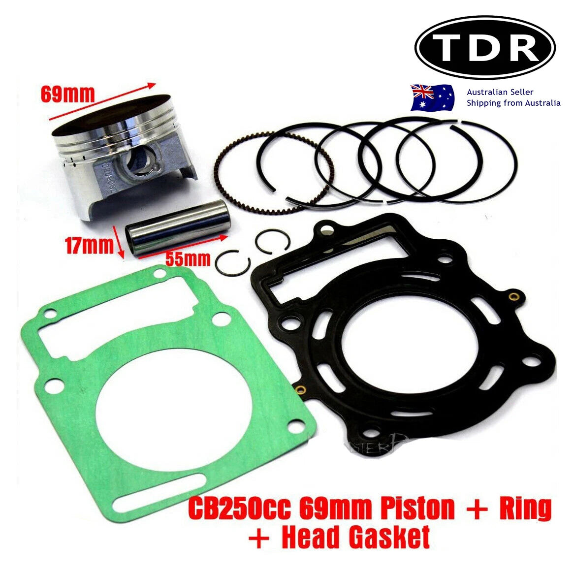 Piston Rings Gasket Kit for CB250 250CC (169FMM)