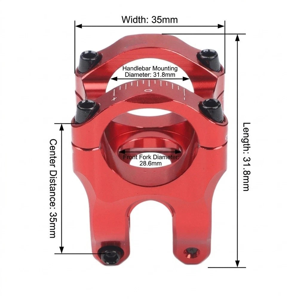 31 8mm Stem for Mountain Bike (Offroad Use, 35mm Center)