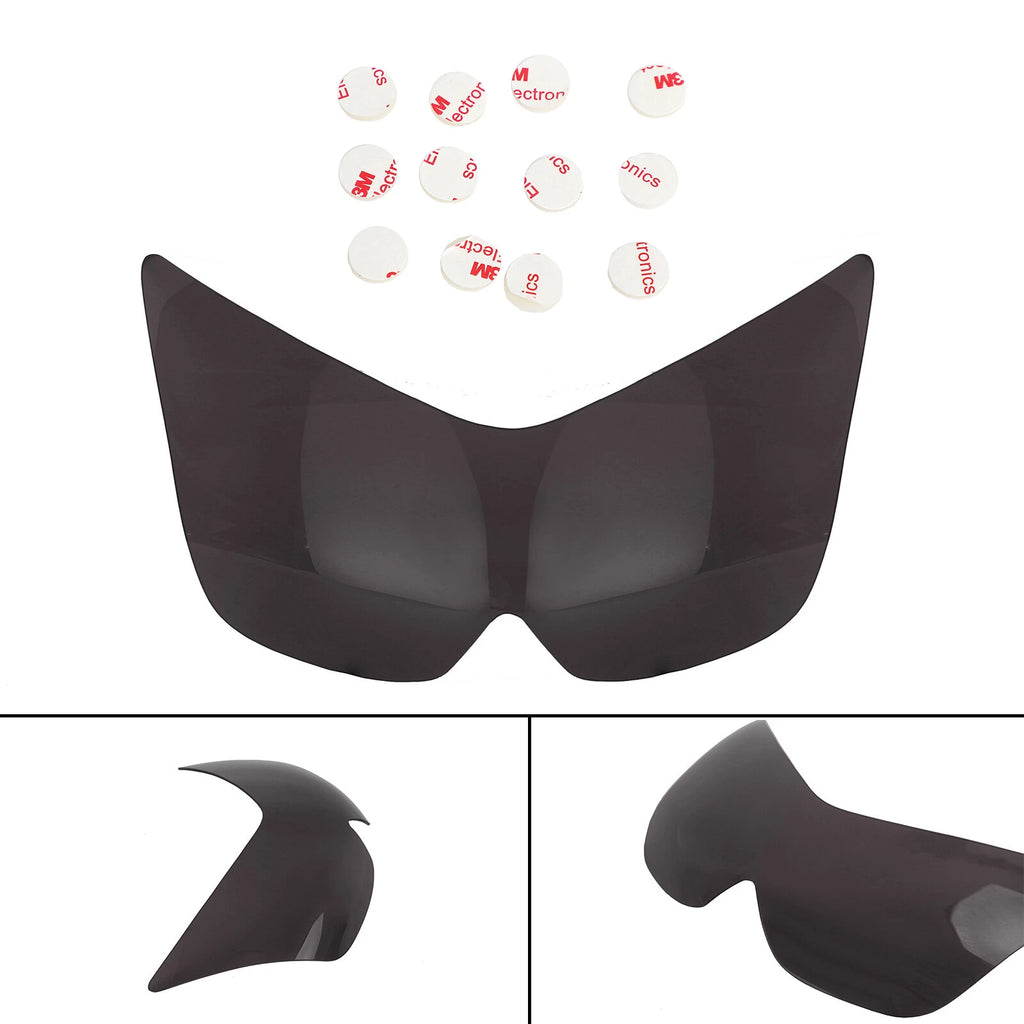Front Headlight Lens Protection Cover Smoke for Kawasaki Ninja Z1000 (2003–2006)