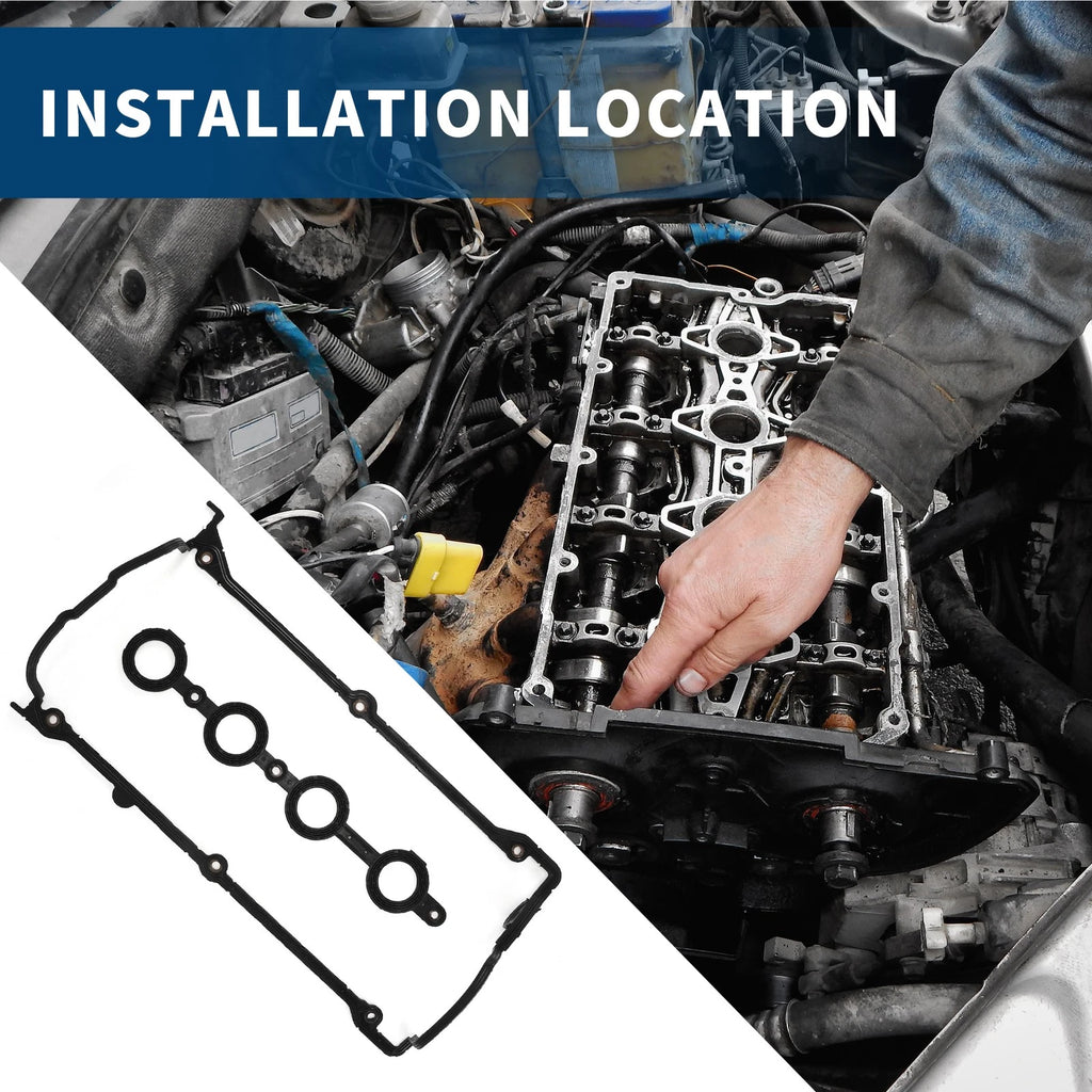 Valve Cover Gasket Kit with Spark Plug Seals for Audi A3 (1996–2003)