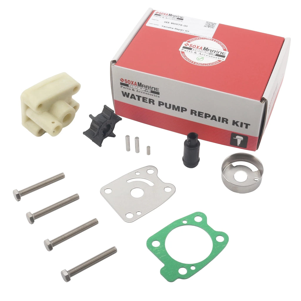 Water Pump Rebuild Service Kit 6EE-W0078-00 for Yamaha Outboard