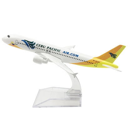Diecast Model Airplane for A320 Cebu Pacific (1:400 Scale)