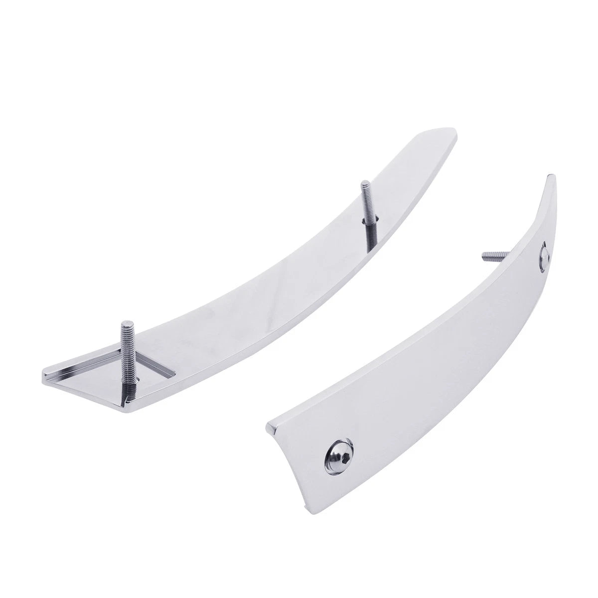 Split Windscreen Windshield Side Trim for Harley Road Glide (2015–2024) Chrome
