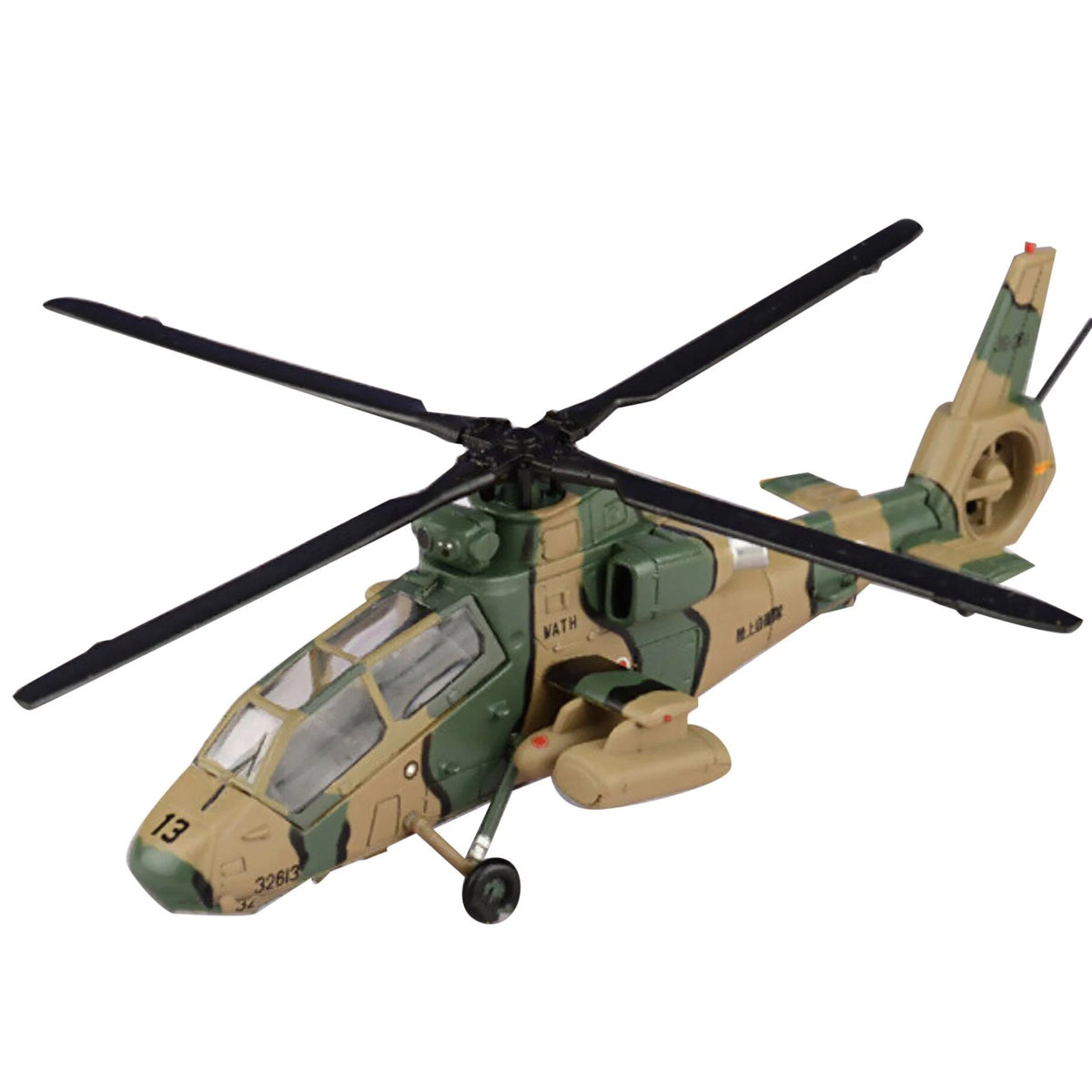 1/100 Scale Diecast JGSDF OH-1 Ninja Helicopter Model