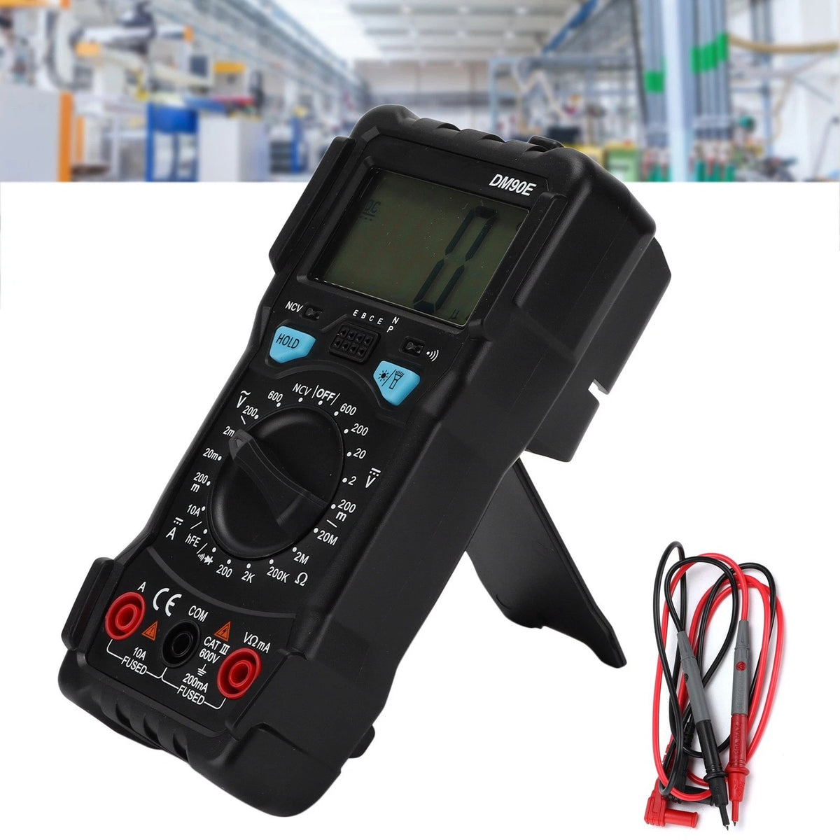 DM90E Digital Multimeter with NCV 90V to 1000VAC