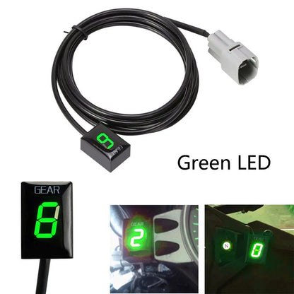 Green LED Speed Gear Display Indicator for Suzuki SV650 DL650 DL1000 (2003–2023)