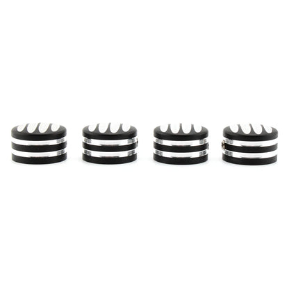 4X CNC Machined Head Bolt Cover Cap for Triumph T120 Thruxton Scrambler (2016–2023)