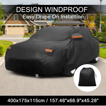 Waterproof Car Cover for Mazda MX-5 Miata (2016–2023) - 210D-PU, Black