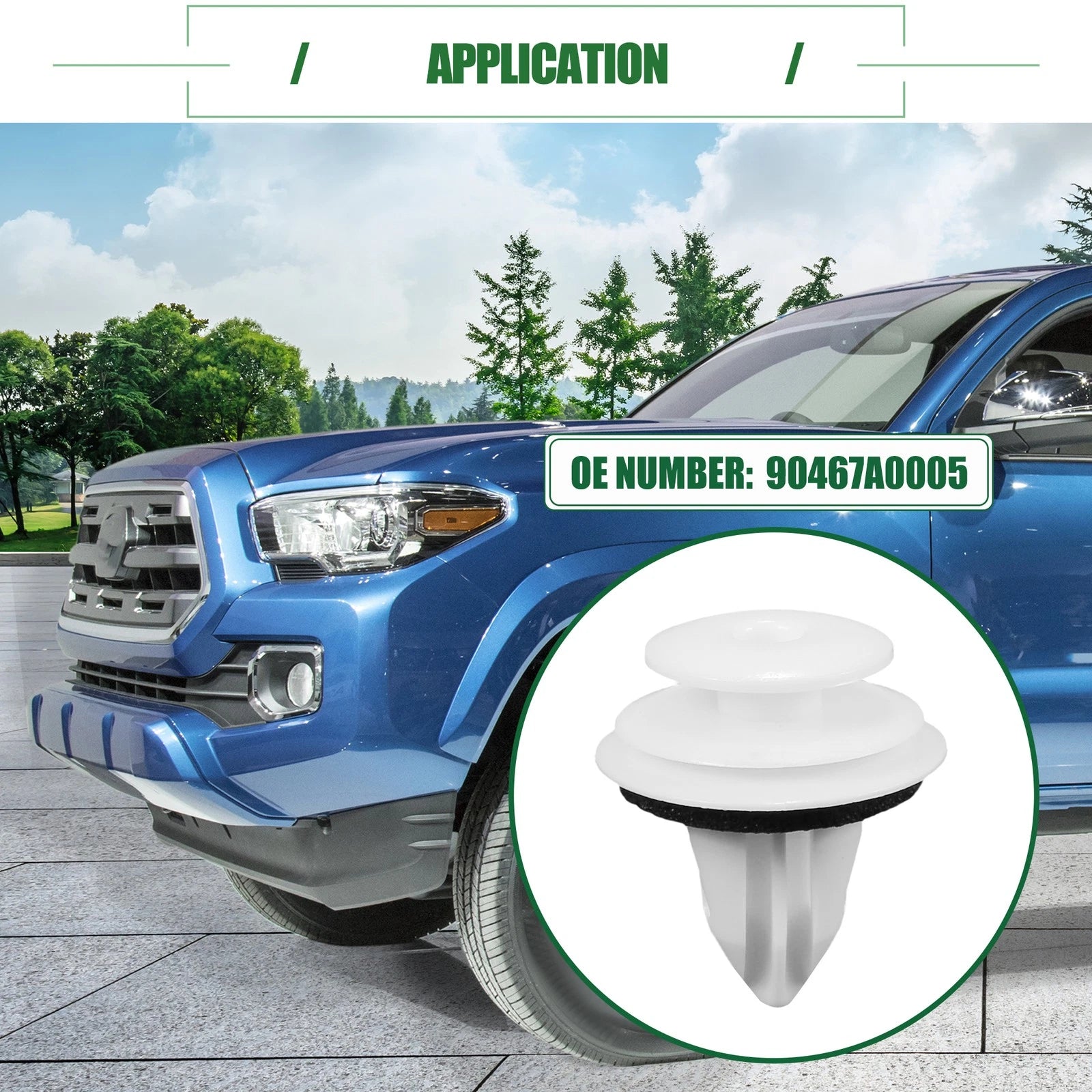 Door Trim Panel Clips Replacement for Toyota Tacoma 2001–2022 10 Piece