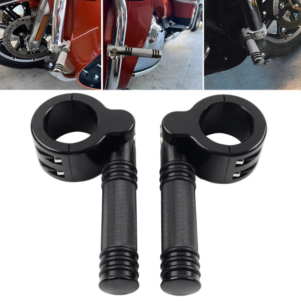 1-1/2" 38MM Engine Crash Bar Highway Footpeg Clamp for Harley