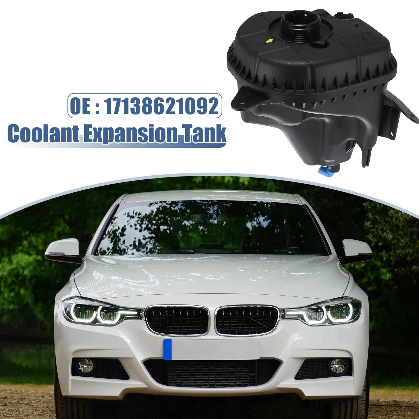 Coolant Reservoir Tank Plastic Replacement for BMW X6 (2008–2016)