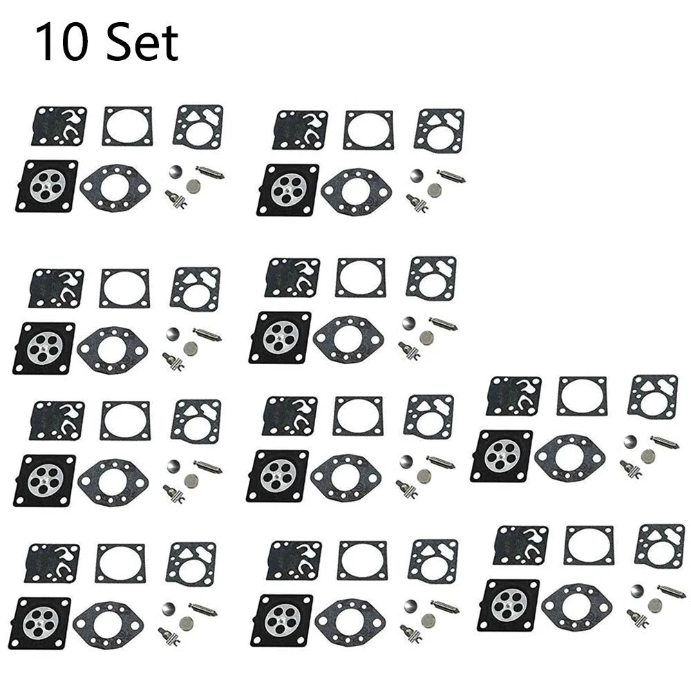 Set of 10 Carburetor Repair Rebuild Kits for Tillotson RK-13HU RK-14HU