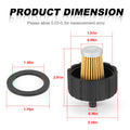 Fuel Filter & Gasket for Yamaha G2 G5 G8 G9 G11 G21 (1985–2004) 8R4-24560-00-00