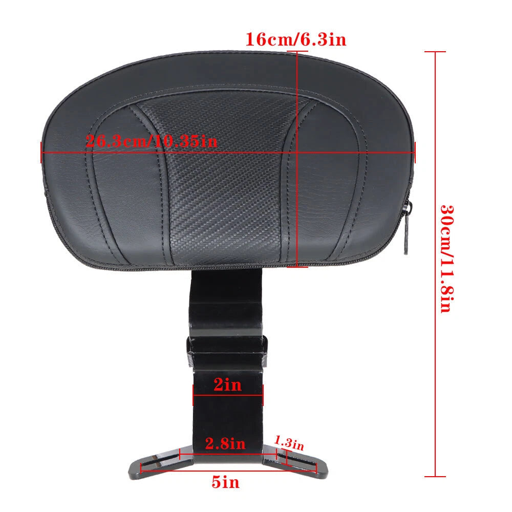Front Driver Backrest for Harley CVO Touring Road King Glide (2009–Present)