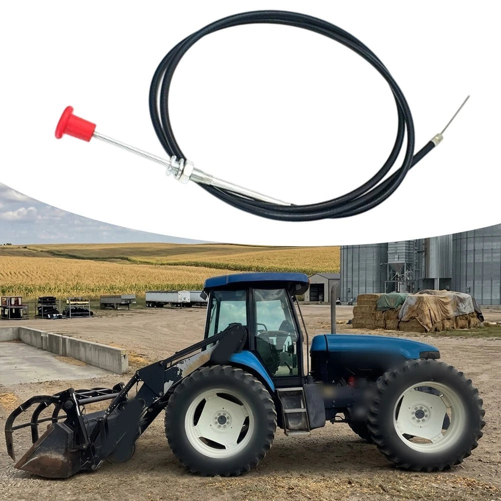 Fuel Shut Off Cable E5NN9C331EA for Ford 2000-3600 Series Tractors