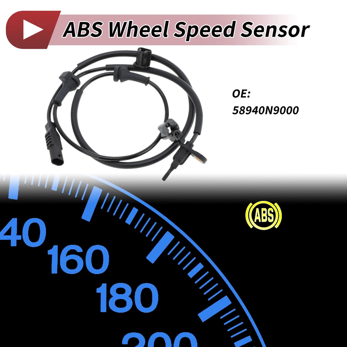 ABS Wheel Speed Sensor No. 58940N9000 for Hyundai Tucson (2022–2024)