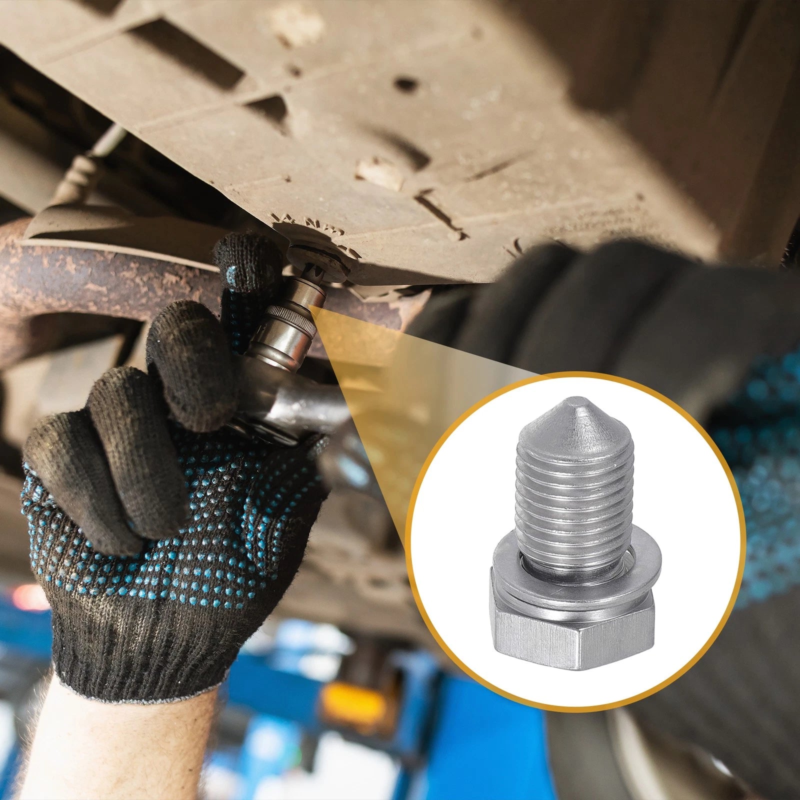 Oil Drain Plug Pan Thread Repair for Audi A3 (2006–2016) Metal 1 Piece