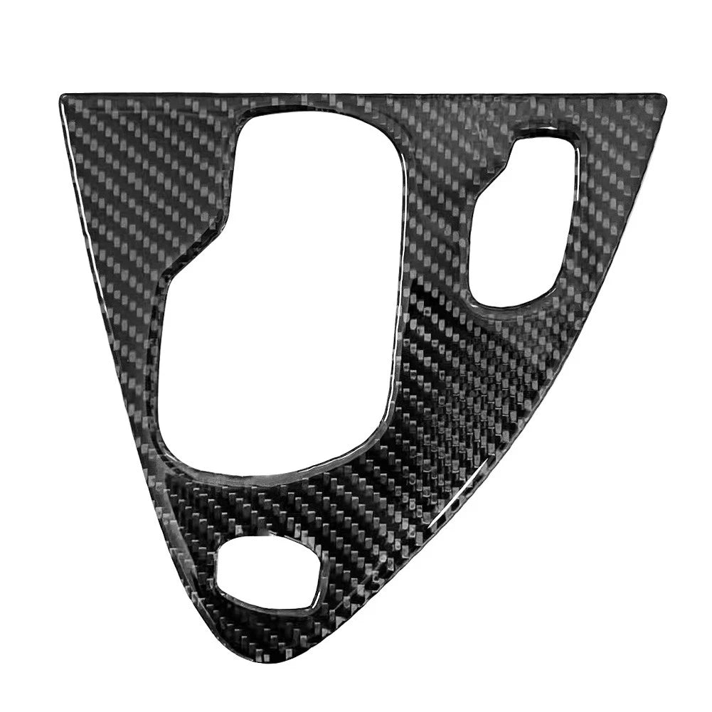 RHD Carbon Fiber Gear Shift Panel Cover for BMW 6 Series (2004–2010)
