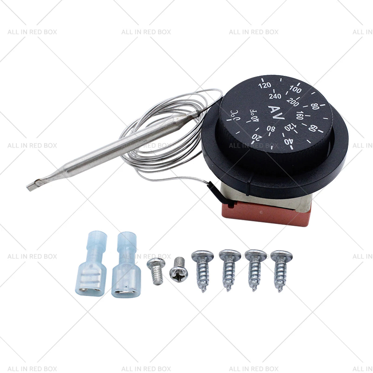 12V Adjustable Fan Thermostat Kit for AU Vehicles (0-120°C)