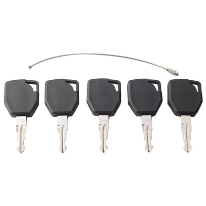 5PCS 81404 Keys For JCB Backhoe Heavy Equipment Ignition 760 820 860 880 970 980