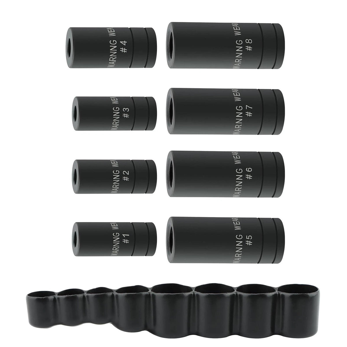 8-Piece Tap Socket Kit for Use with Socket Wrench Drive