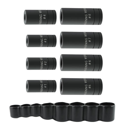 8-Piece Tap Socket Kit for Use with Socket Wrench Drive