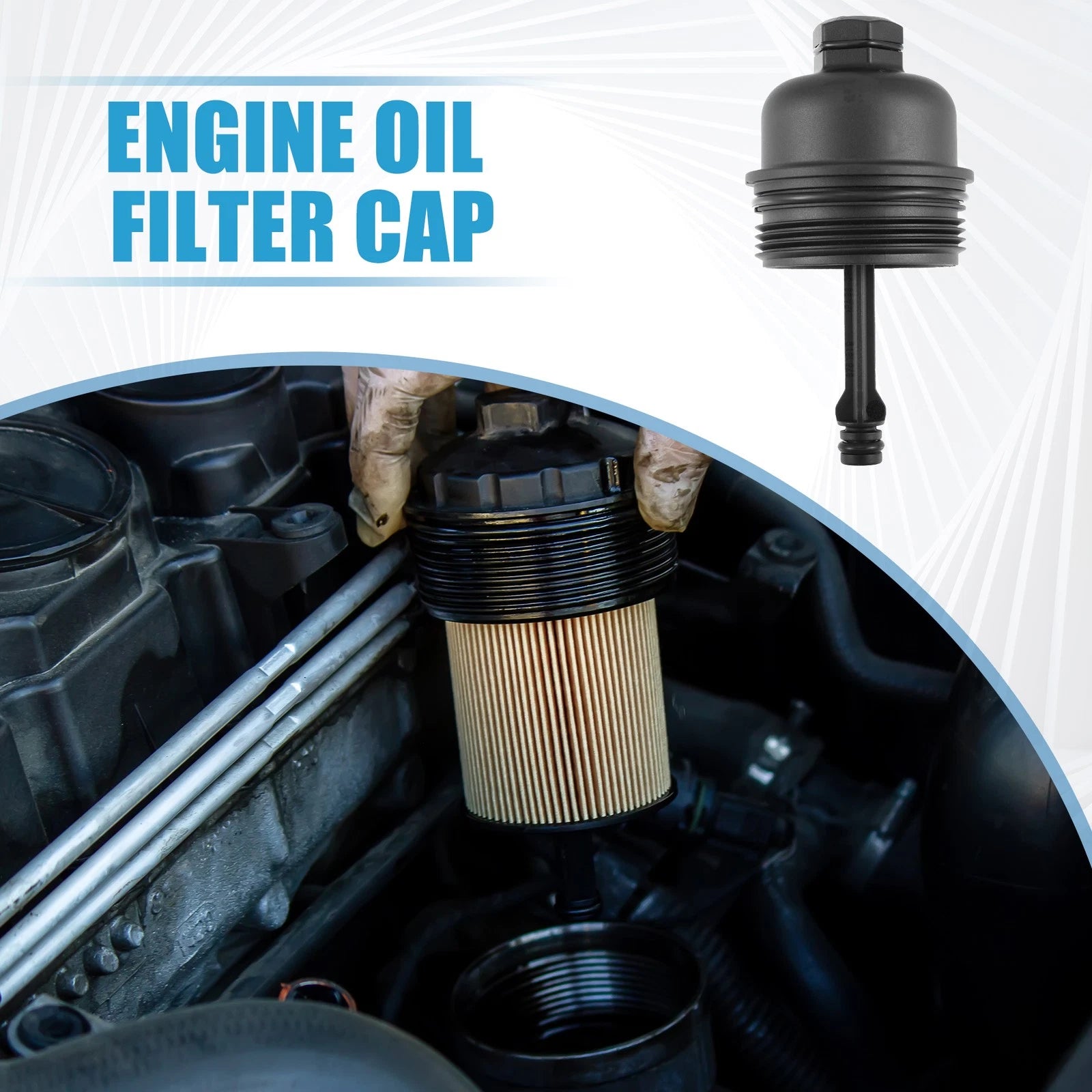Engine Oil Filter Housing Cap Replacement for Mercedes A190 W168 (1997–2004)