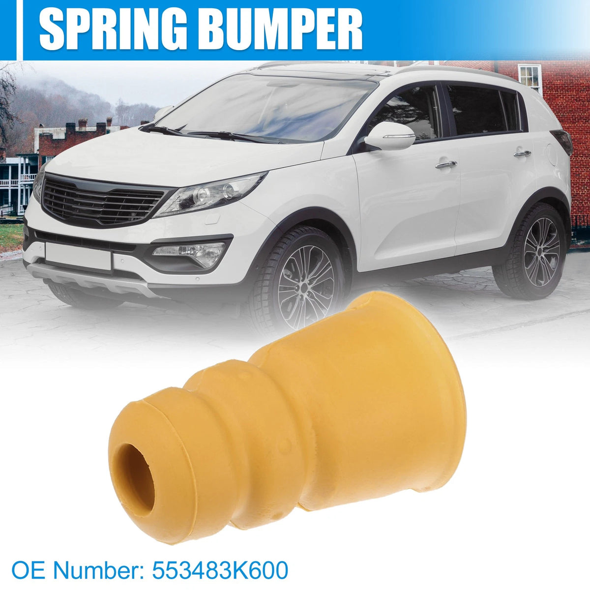 Rear Spring Bumper for KIA Sportage (2010–2015) No. 553483K600