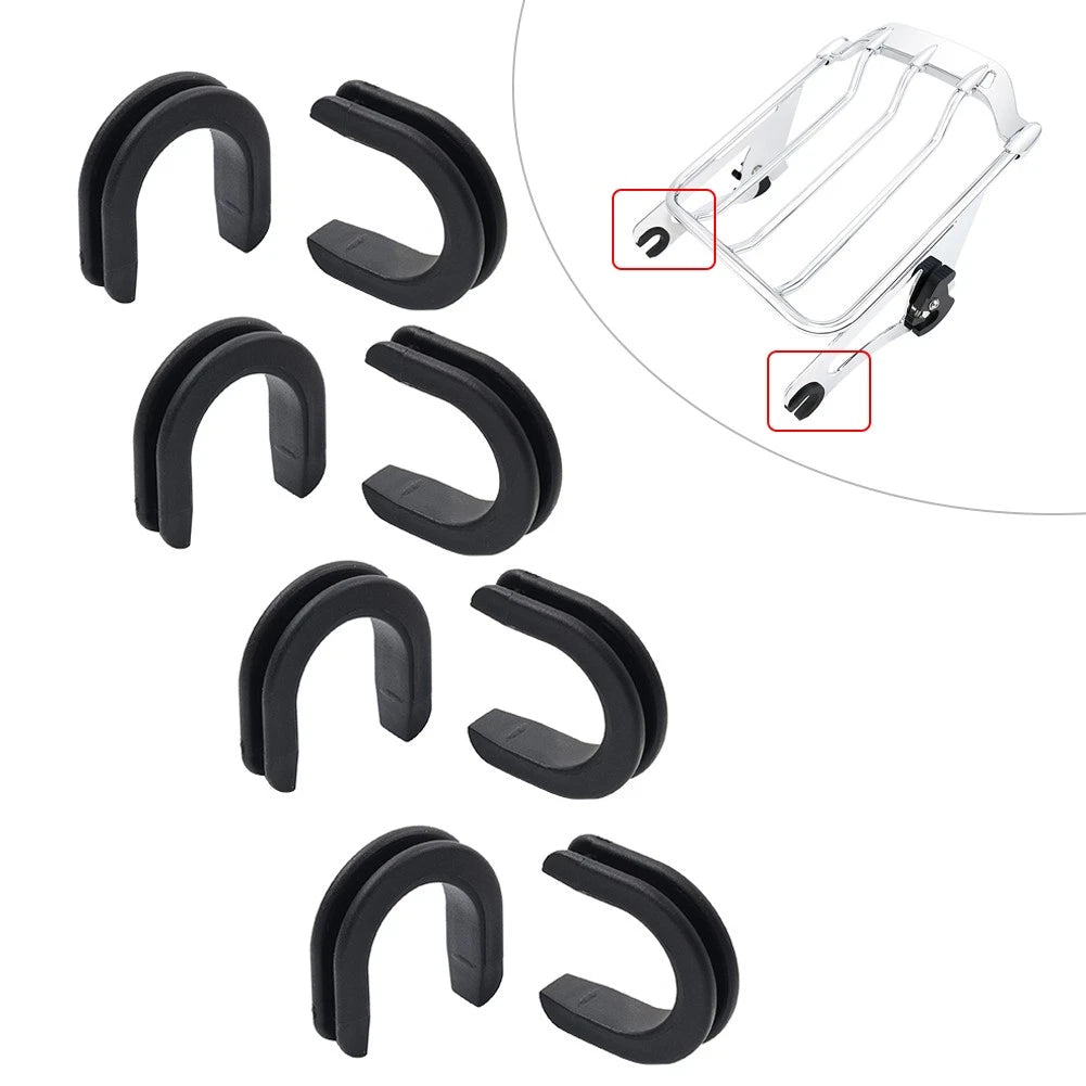 Sissy Bar Luggage Rack Side Plate Mounting Bracket Grommet for Harley (2009–2009) 52682-09